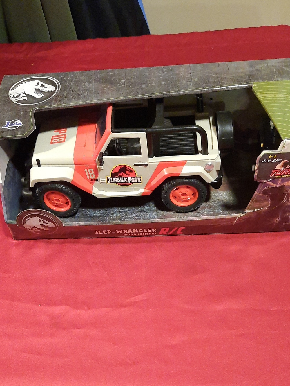 Jurassic World Jeep Wrangler Remote Control Vehicle Jurassic Park Jada RC Toys